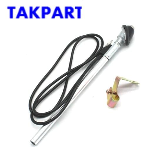 TAKPART Guard Mount Car Radio Antenna Aerial suits for Toyota Hilux 1989~97 Manual Pushdown