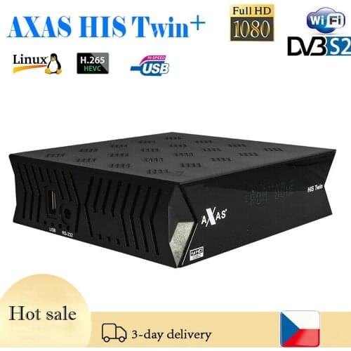 AXAS his Twin HD Satellite TV Receiver With 2xDVB-S2 SAT Tuner Installed Linux E2 OpenATV 6.2 ip tv Box replace ZGEMMA tv box