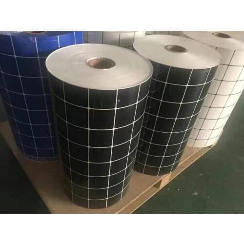 Free Shipping 19.7" x 48" Sticky Fish Tank Background The Poster of Bottom Black White Blue Plaid Aquarium Decoration Picture