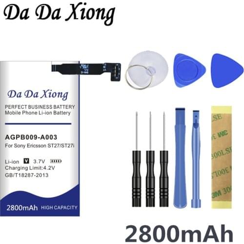 Da Da Xiong 2800mAh AGPB009-A003 Li-ion Phone Battery for Sony Ericsson Xperia ST27 ST27i ST27a Phone battery