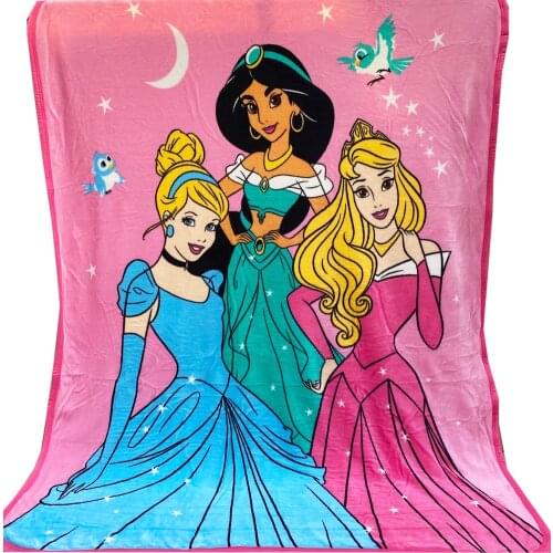 Disney Aladdin Magic Lamp Princess Frozen Sherpa Blanket Spider-Man Throw Quilt Sofa Bed Home Textiles Decoration Children Gifts