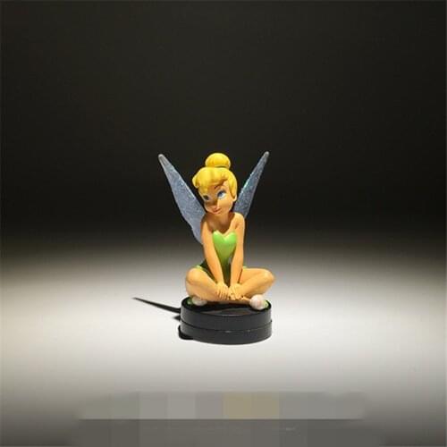 1piece 7cm original Classic Disney flower fairy Peter Pan Princess ction Figure Collectible Model Toy with box