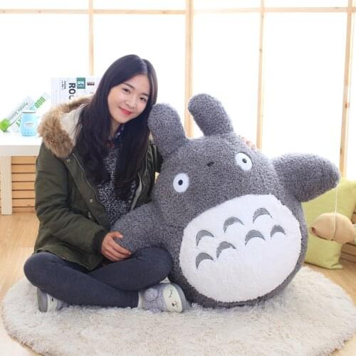 Kawaii Japanese style anime cat stuffed animal doll totoro pillow cushion plush toys for kids