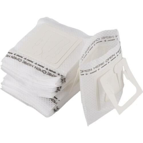 LBER 50Pcs / Pack Drip Coffee Filter Bag Portable Hanging Ear Style Coffee Filters Paper Home Office Travel Brew Coffee and Tea