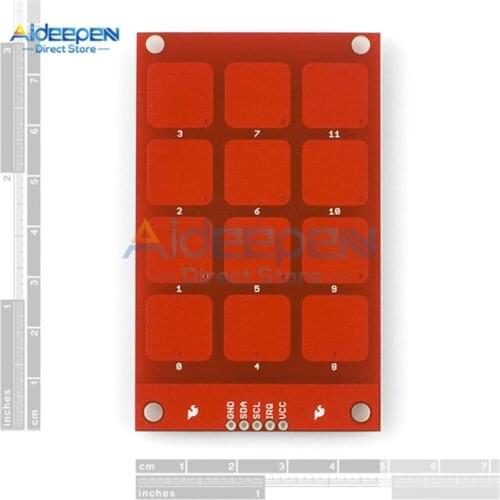 MPR121 3.3V Logic Capacitive Touch Sensor Module Sensor Keys Keyboard Keys for Arduino