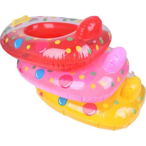 Cartoon Swimming Ring Inflatable Portable Summer Swim Float Water Fun Pool Toys Swim Ring Seat Boat Water Sport for Baby Kids