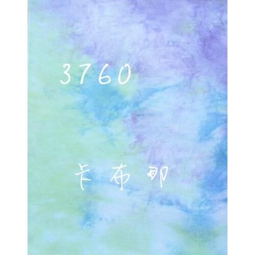 Wuyu 46*58cm 16ct Hand dyed canvas cross stitch kit Aida fabric cloth handmade embroidery DIY needlework 2-6