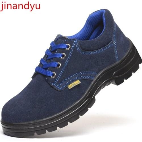 New Safety Shoes for Men Work Safety Boot Steel Toe Safety Shoes Puncture-Proof Work Sneakers Indestructible Shoes Work Footwear