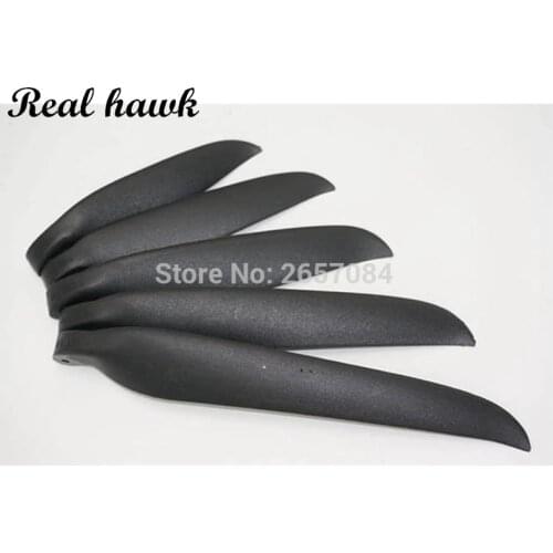 2 Pair Rc Airplane Plastic Folding Propeller 6'' to 18.5'' Prop Suitable for Plastic Spinner Or Aluminum Spinner RC Airplane