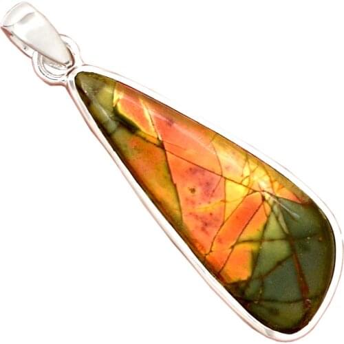 Genuine CHERRY CREEK Pendant 925 Sterling Silver, 52.2 mm, AP6617