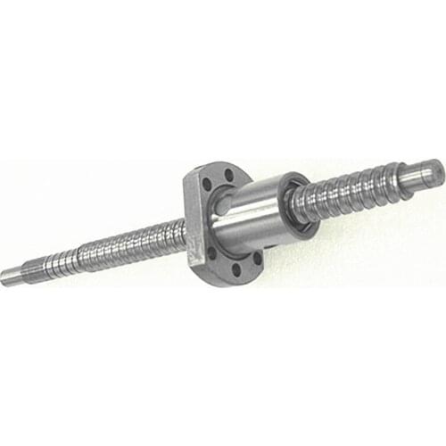 Ball Screw C7 SFU1605-200mm 300mm 500 mm 1150mm With Single Ballnut BK/BF12 RM1605 Ballscrew End Machined For CNC