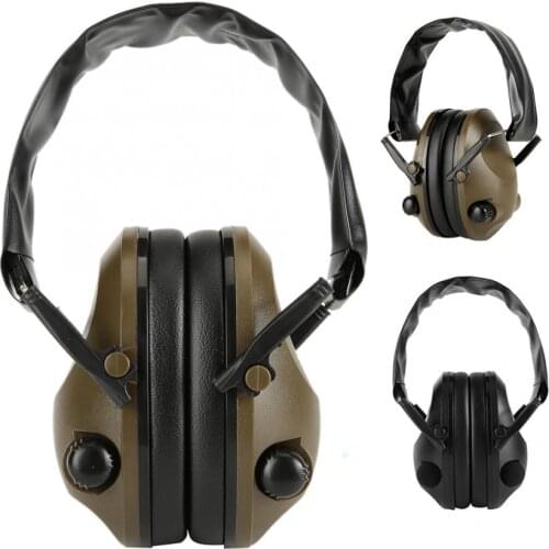 TAC 6s Tactic Shooting Earmuff Noise Reduction Foldable Hearing Protector Ear Protector Electronic Earmuff Tactical Headphone