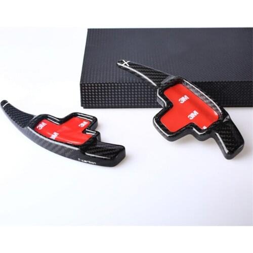 Lengthen Style Red Glass fiber Steering wheel paddle shift Fit For Benz C200L C260L GLC GLE CLA