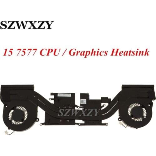 For Dell Inspiron 15 7577 CPU Graphics Heatsink Fan Assembly 2JJCP 02JJCP Full Tested