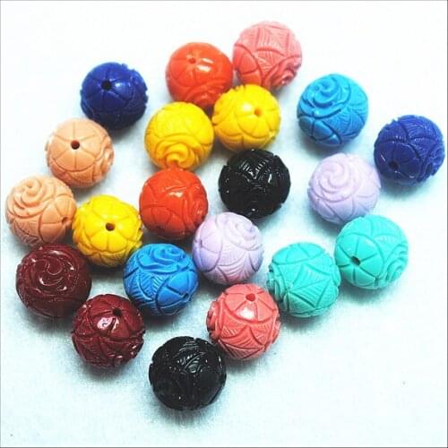10pcs new clay beads round shape mix colors size 6mm 8mm 10mm 12mm 16mm spacer beads top selling beads