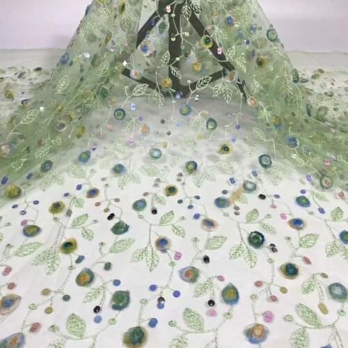 African Cord Lace Fabric High Quality French Nigerian Lace Fabrics For Bride Women Wedding Party Dress Sewing