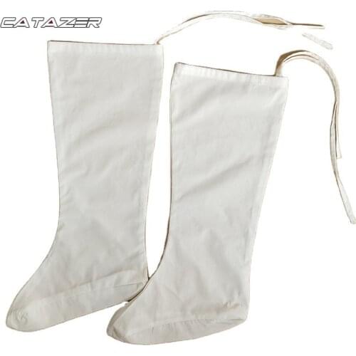 White Cotton Shaolin Monk Wudang Taoist Kung Fu Socks Tai Chi Martial Arts Taekwondo Karate Footwear