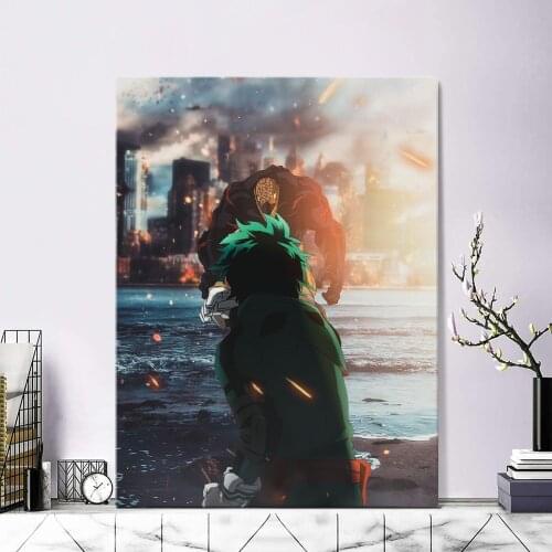 BNHA Izuku Deku My Hero Academia Anime Home Decor Canvas Painting Wall Pictures Living Room Decoration Art Posters Prints