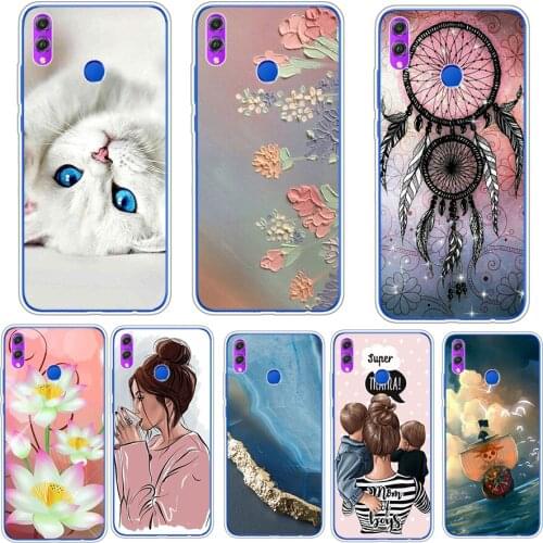 For Honor 8X Case For Huawei Honor 8X 8 X Protective Phone Case on Honor 8X Cat Case Honor 8X Soft Silicone Bumper