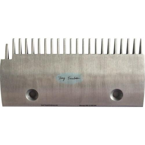 Escalator DSA2001616-B Comb ALuminium L203MM W98MM Hole Pitch 119MM Left 22Teeth