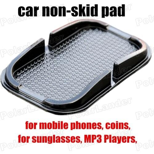 Holds Objects on Dashfashion design black sticky pad anti slip Car mat skid pad automotive interior slip mat for phones holder