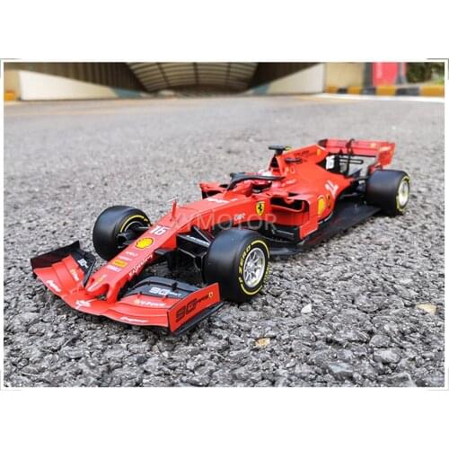 1/18 BBURAGO 16807 For Ferrari SF90 2019 S.Vettel FORMULA 1 F1 #5 / C.Leclerc FORMULA 1 F1 #16 Diecast Model Car Gifts Metal