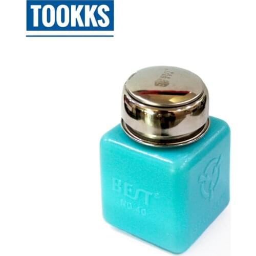 BEST 100ml 200ml Plastic Liquid Alcohol Bottle ESD Alcohol Dispenser Bottle For Mobile Phone Cleaning Logic Board Repair