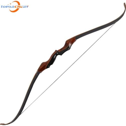 Take-down Archery Bow 58inch 35-60lbs Wooden Hunting Recurve Bow Powerful Adult Outdoor Shooting Bow