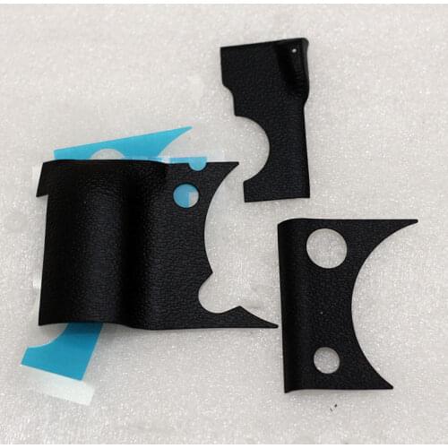 A Set of 3PCS New original Bady rubber with glue (Grip+thumb+front)repair parts For Fujifilm X-T3 XT3 Camera