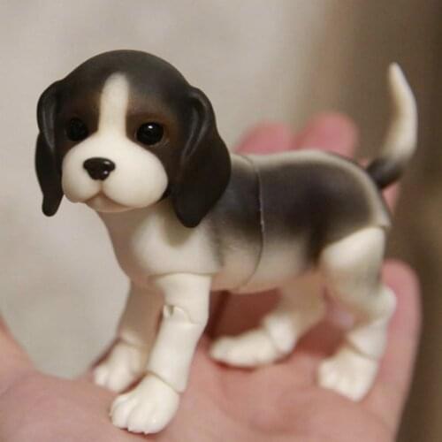 Beagle Puppy Dog 1/8 Pet SD Joint Doll Oueneifs Educational Toys