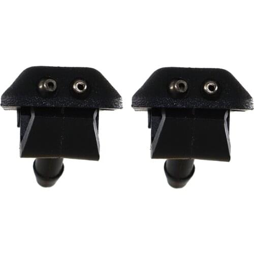 Pair Front Windshield Wiper Water Spray Jet Washer with Rubber Gaskets For AUDI A4 B5 1994-2001 A6 C4 1994-1997 A8 4D 1994-1997