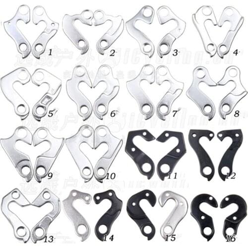 Wholesales Alloy Bike Rear Derailleur Hanger Road Racing / MTB Mountain Cycling Bicycle Frame Tail Hook Lug Screws Bicycle Parts