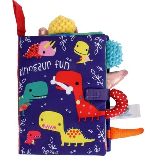 0-3T Baby Cloth Book Newborn Infant Early Education Books Cloth Quiet Books Enlightenment Educational Rattle Toys