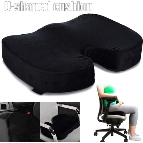 Office Chair Coccyx Cushion Car Seat Pillow Tailbone Memory Foam Pad for Home SDFA88