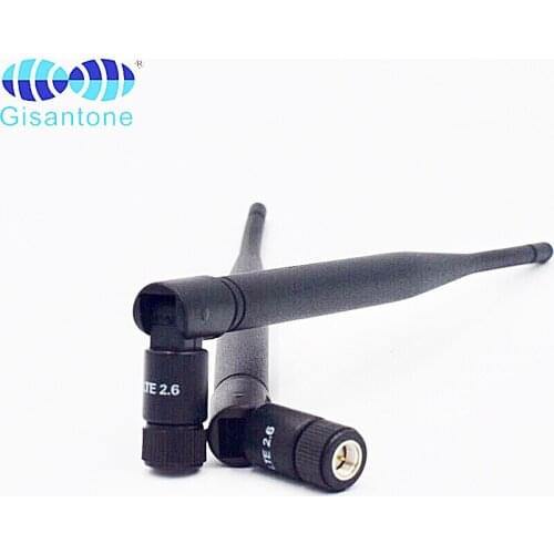 Rubber whip antenna 2.6G LTE 2555-2655MHZ Sma 90 Degree