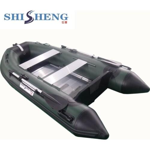 SHICHENG Brand high quality 0.9mm pvc boat/army green inflatable boat made in China