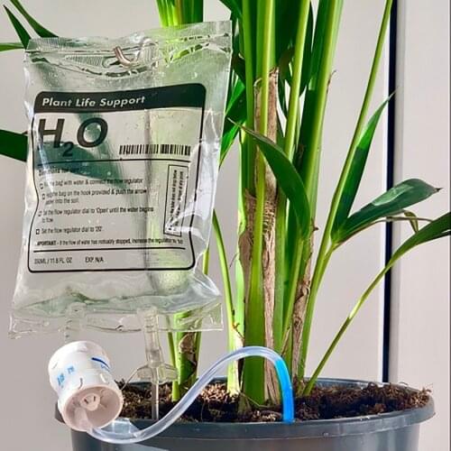 Automatic Watering System Plant Life Support Drip Irrigation Home Plant Flower Waterers Nursery Water Feeder Home Sprinklers Bag