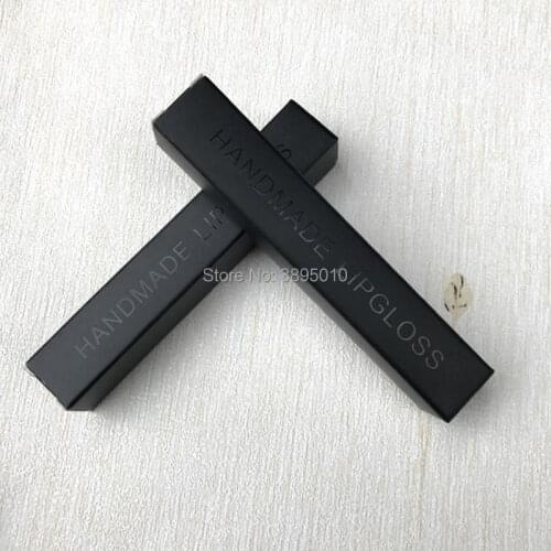 Lip Gloss Tube Packing Box Empty Lipstick Tube Packaging black Elegant Lip Balm Packing F1157