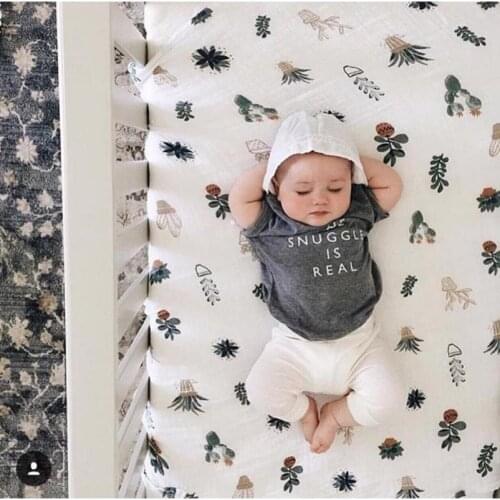 Ultra Soft Muslin Cotton Swaddle Blankets Premium Receiving Blanket for Newborn Boys & Girls 47" x 47" Potting