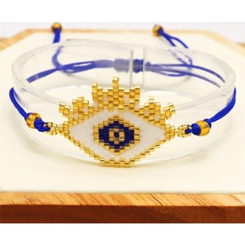 ZHONGVI Bracelets Men MIYUKI Lucky Evil eye Bracelet For Women Turkish Eye Pulseras Mujer Moda 2021 Handmade Jewelry Wholesale
