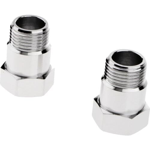 1 Pair M18*1.5mm O2 Oxygen Sensor Exhaust Bung Nut 32mm Long