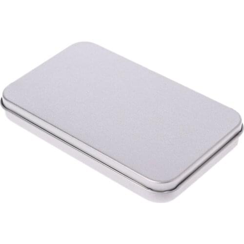 2021 New Organizer Case Small Metal Tinplate Can Storage Box For Makeup Double Eyelid Sticker Money Coin Key