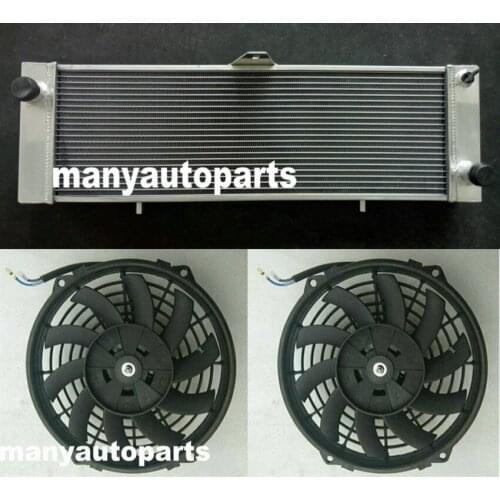 3 row aluminum radiator + fan for TVR 2500M 2.5 1972-1977 3000M 3.0 1972-1974 MT