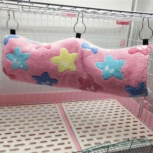 Squirrel Rat Swing Nest Cages Small Animal Hanging Cave Hedgehog Soft Warm Tunnel Cavia Guinea Pig Bed Hamster Hammock