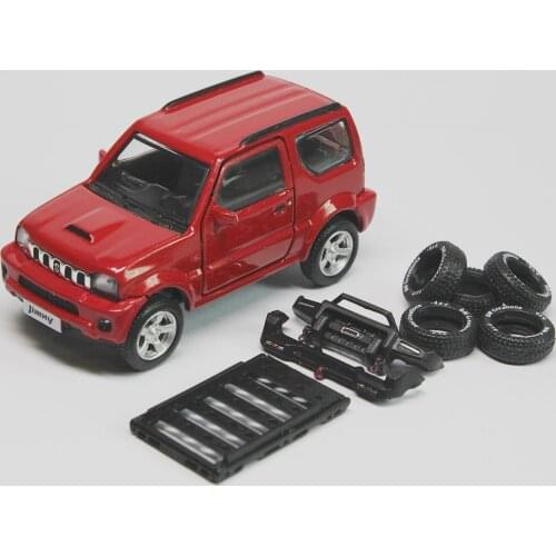 BMC 1/64 Suzuki Jimny(JB43) Red Diecast Car Model Toy Collection Gift Toy Gift