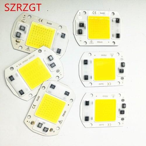 10pcs LED COB Bulb Chip 30W Chip 110V 220V Input Smart IC Fit For DIY LED Flood Light Cold White Warm White Street Lamp