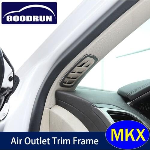 Car Dashboard Air Conditioning Outlet Vent Cover Decorative Frame for LIncoln MKX Interior Trim Strip