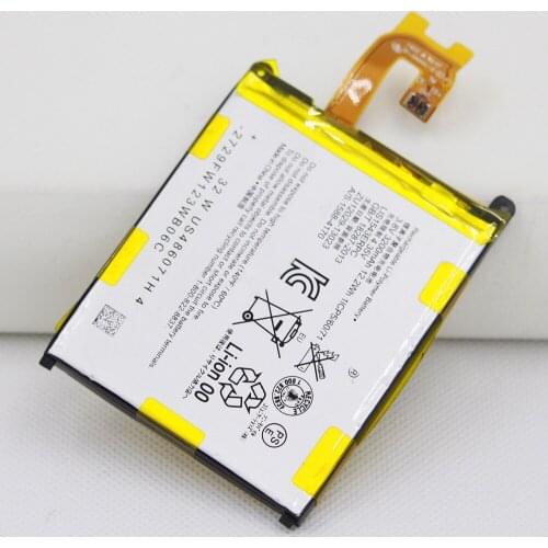 ISUNOO 5pcs/lot LIS1543ERPC Battery Replacement For SONY XPERIA Z2 D6502 D6503/XY 3200 mAh Battery Replacement