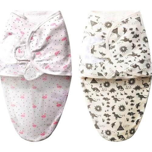 Babies Sleeping Bags Newborn Baby Cocoon Swaddle Wrap Envelope 100%Cotton 0-3 Months Baby Blanket Swaddling Wrap Sleepsack