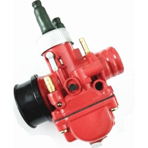 Red Carburetor for PHBG19 PHBG 19 19MM Carb Motorcycle 2T Engine Carb for Dellorto 50cc 70cc 90cc BWS100 Dirt Bike ATVS